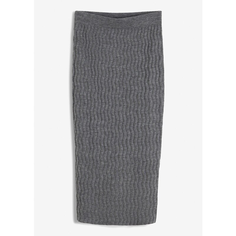 bonprix Ceruzková sukňa, farba šedá 47086134