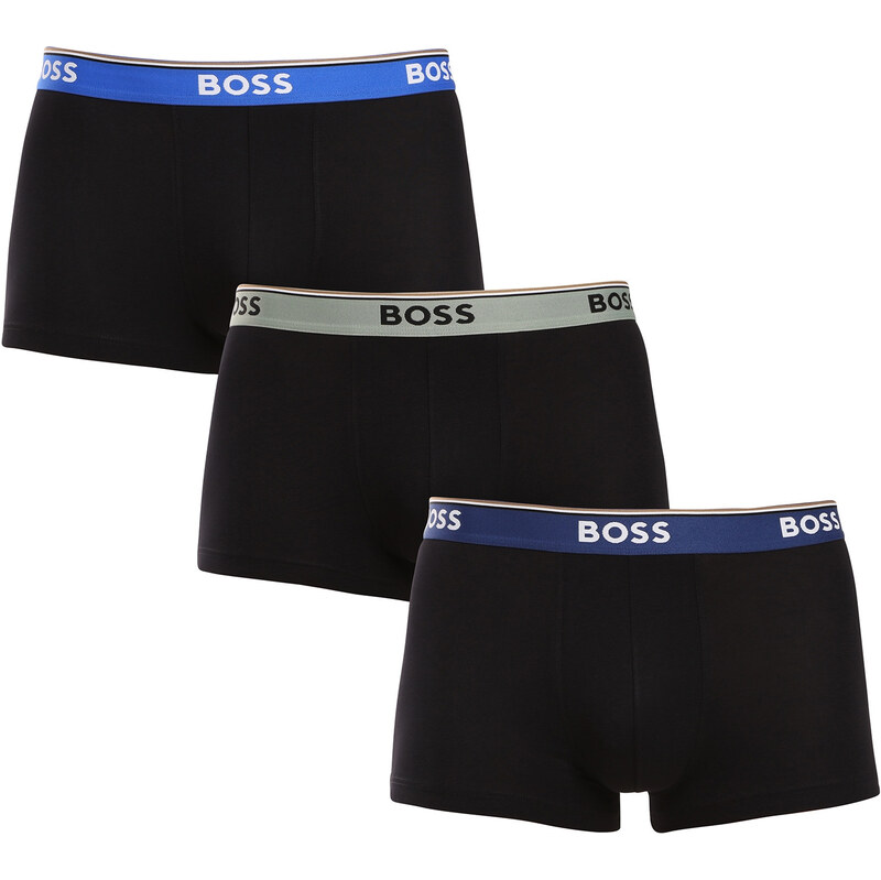 3PACK pánske boxerky BOSS čierné (50517827 969) 59528186