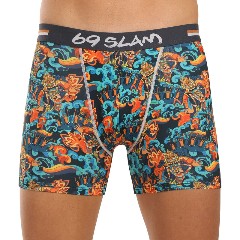 Pánske boxerky 69SLAM fit FIRE DANCE DYLAN (MBYFRD-PO) 59528201