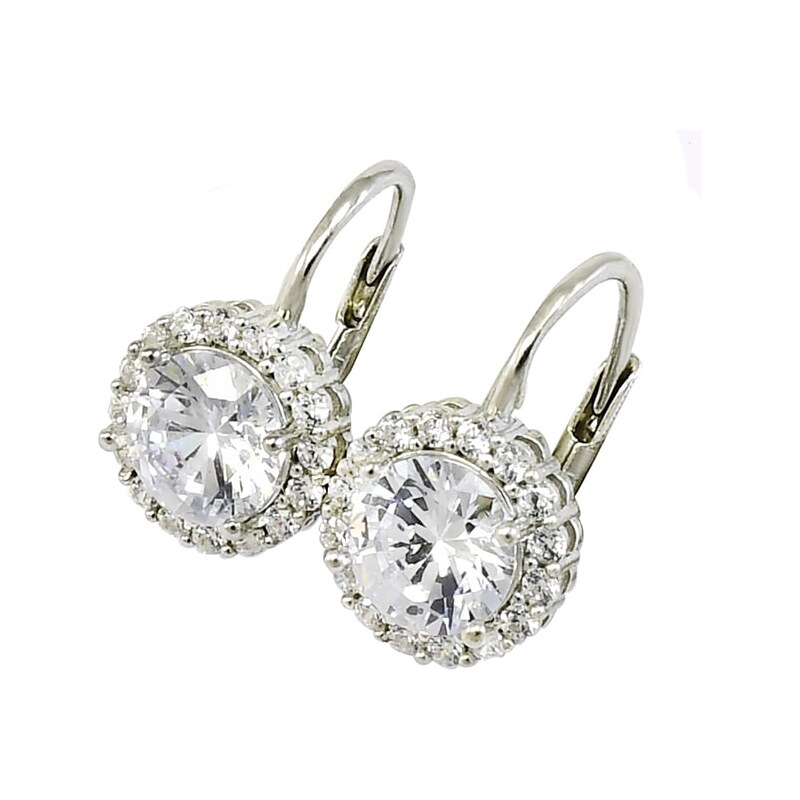 Strieborné náušnice Glare 643 59534854