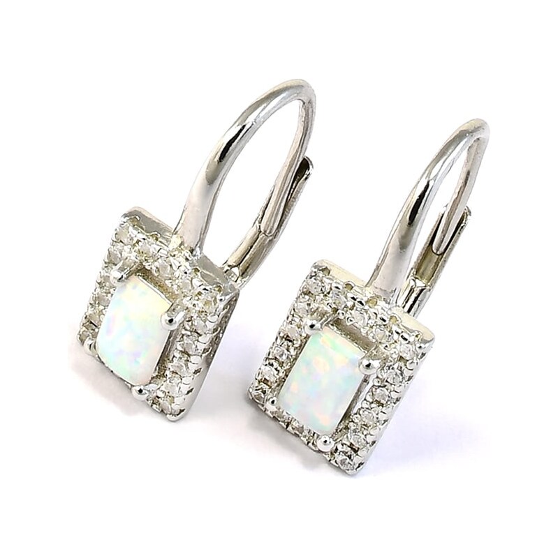 Strieborné náušnice Glare 640 59534850