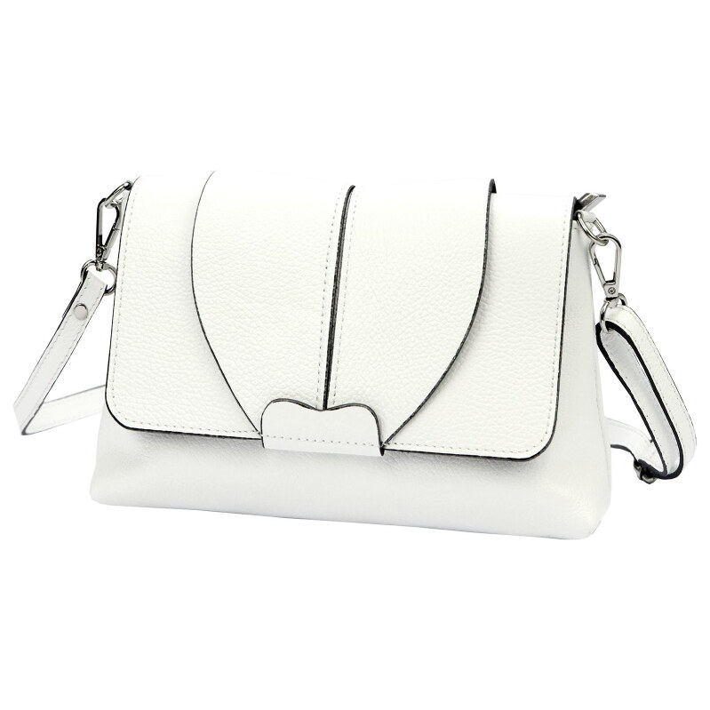 Kožená kabelka Luka biela KZ51861 62468868