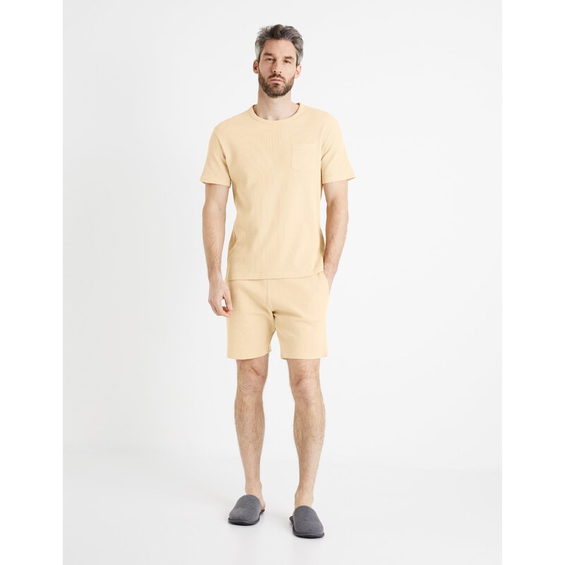 Béžové pánske pyžamo Celio Digaufre 50529935