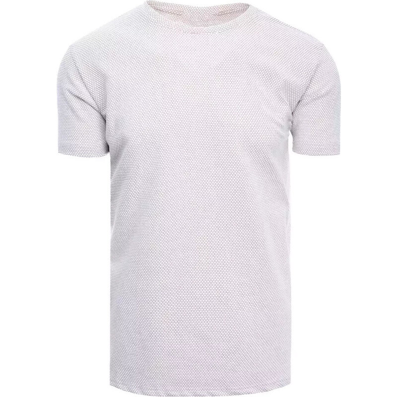 BASIC Béžové vzorované tričko RX4925 34102655