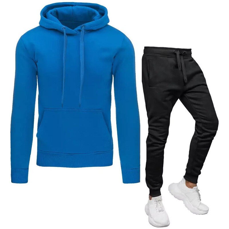 BASIC Modro-čierna pánska tepláková súprava AX0645z 41345430