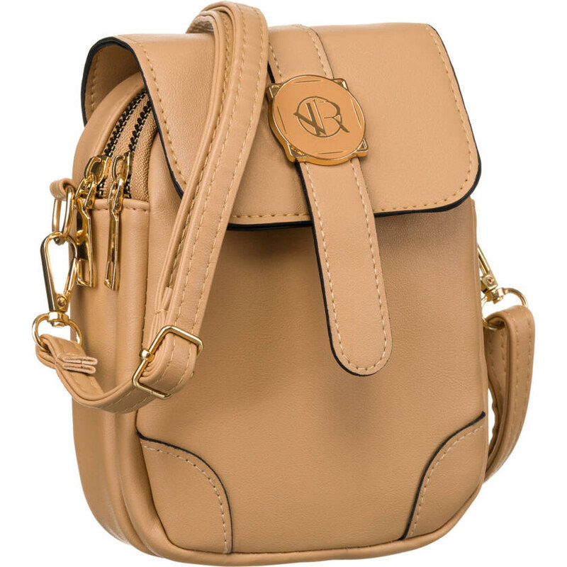 ROVICKY Béžová dámska crossbody kabelka s chlopňou R-MBV-02 57893350