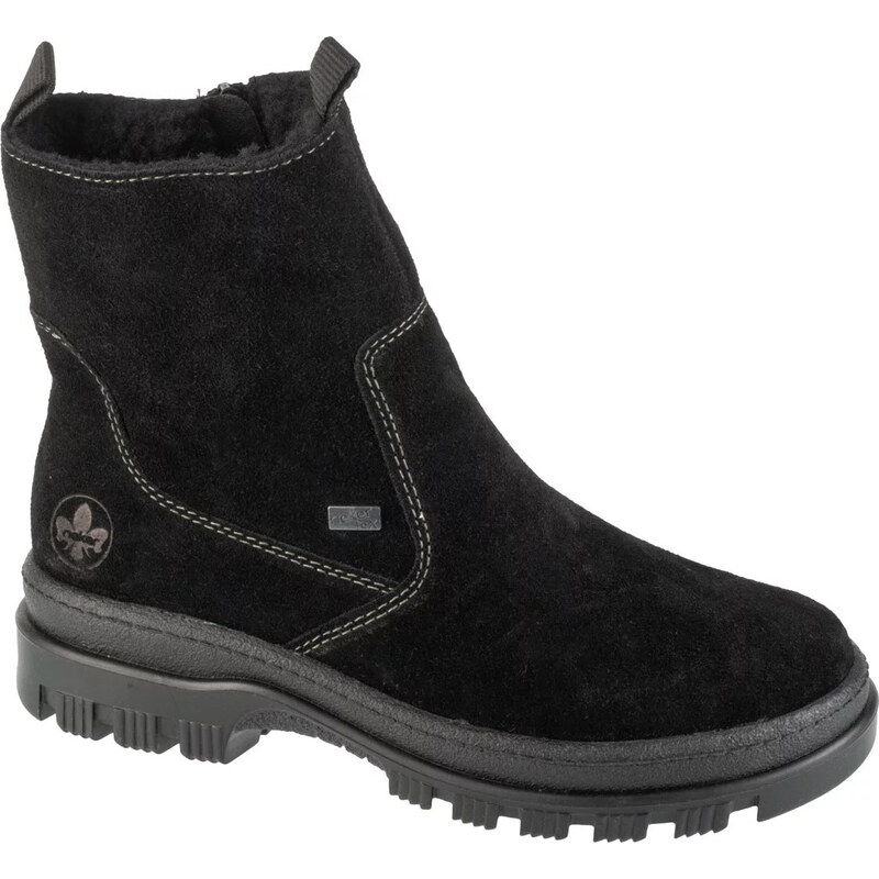 Čierne dámske členkové topánky Rieker Booties X8250-00 59596315