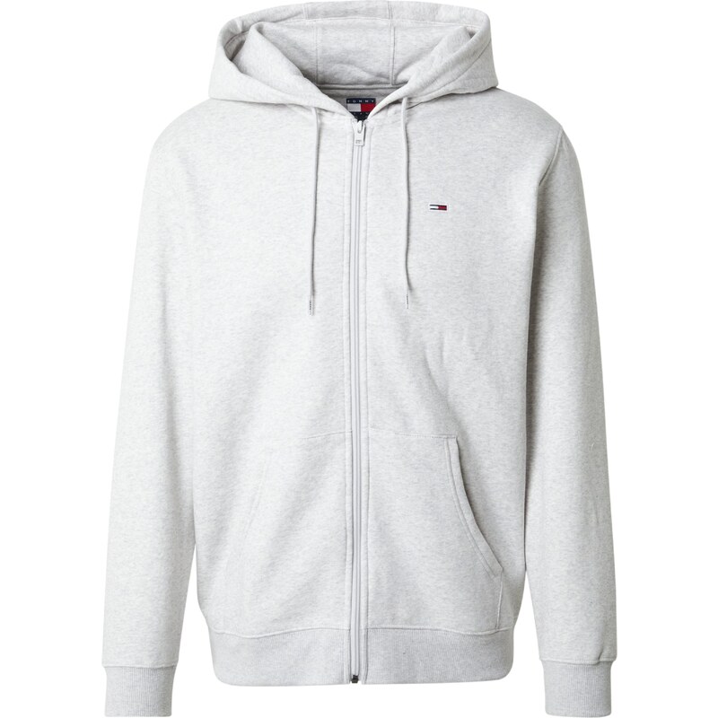 Tommy Jeans Tepláková bunda svetlosivá 59645047