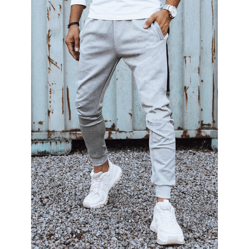 Pánske teplákové nohavice Farba svetlosivá DSTREET UX4125 58178140