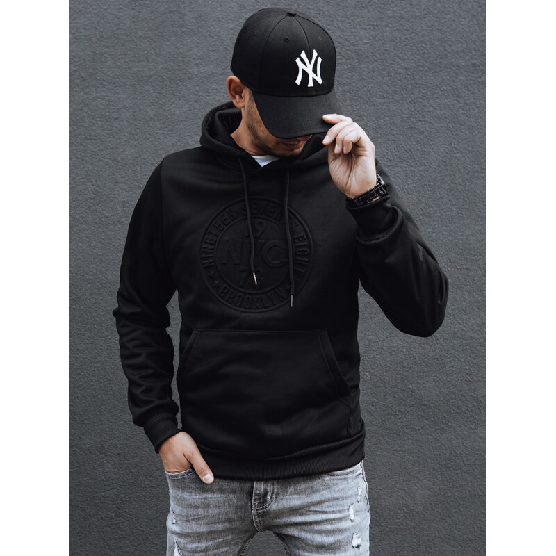 Pánska mikina s kapucňou biela Dstreet BX5786 65611893