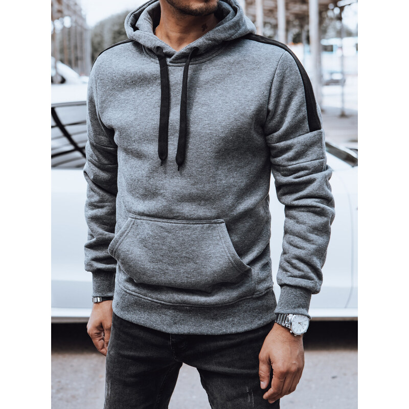 Pánska mikina s kapucňou čierna Dstreet BX5821 65597763