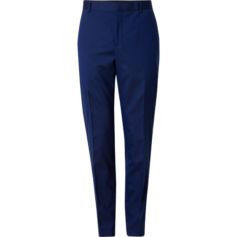 Calvin Klein Nohavice s pukmi námornícka modrá 59642047