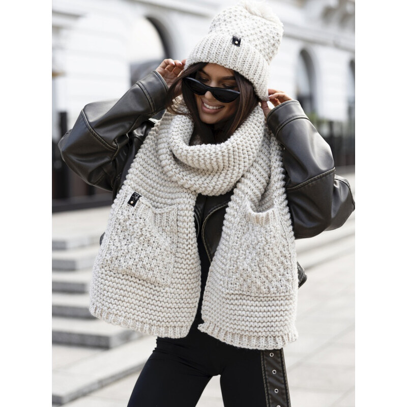 Fashionweek Súprava dámskej čiapky, šálu JK-ALASKA 59813532