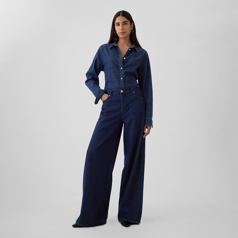 Džínsy GAP Baggy Denim Pants Rinsed W30 59668761