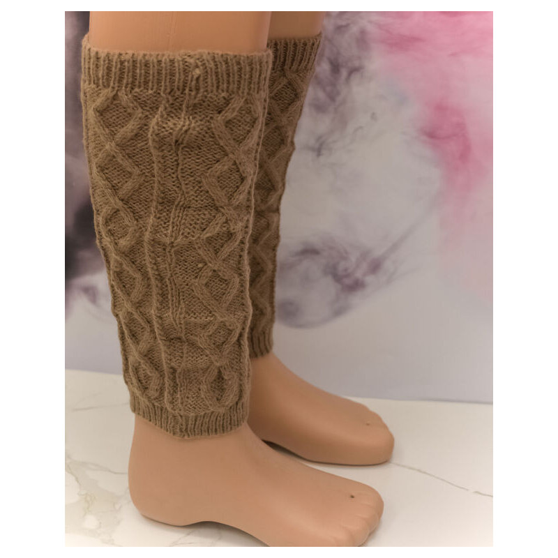 PERSAIL Pletené hnedé ponožkové návleky ARTEX 59655726