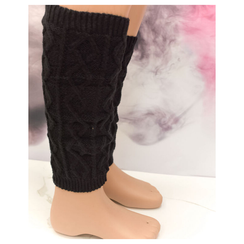 PERSAIL Pletené čierne ponožkové návleky ARTEX 59655727