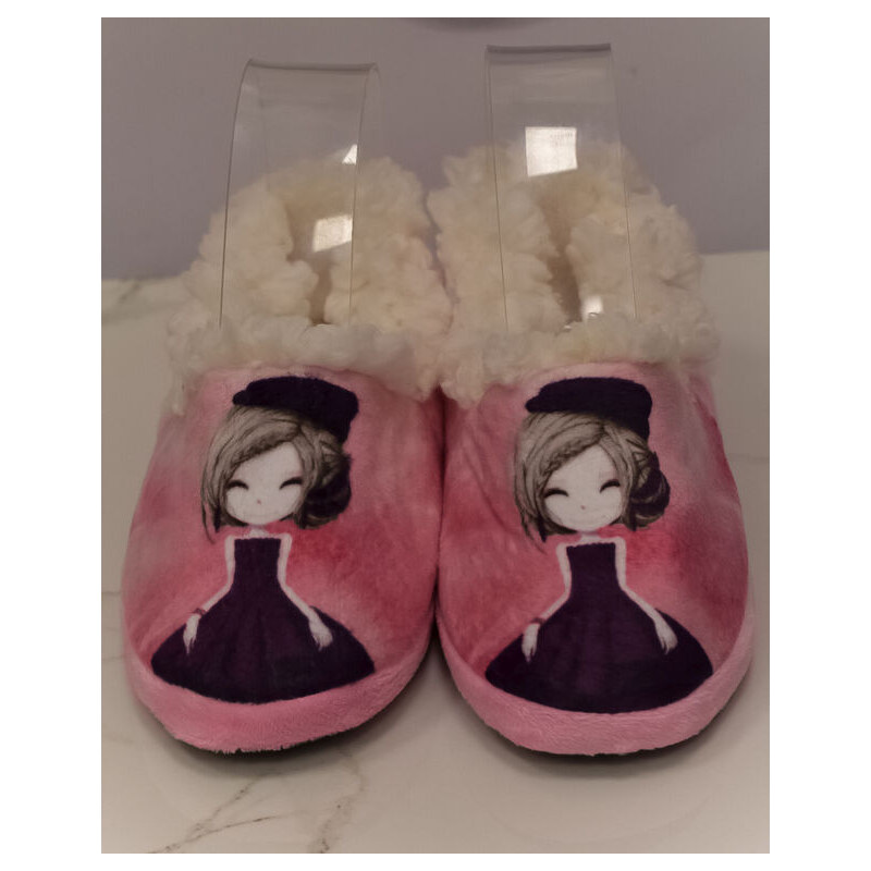 PERSAIL Detské plyšové domáce papuče GIRL 27-29 59655722