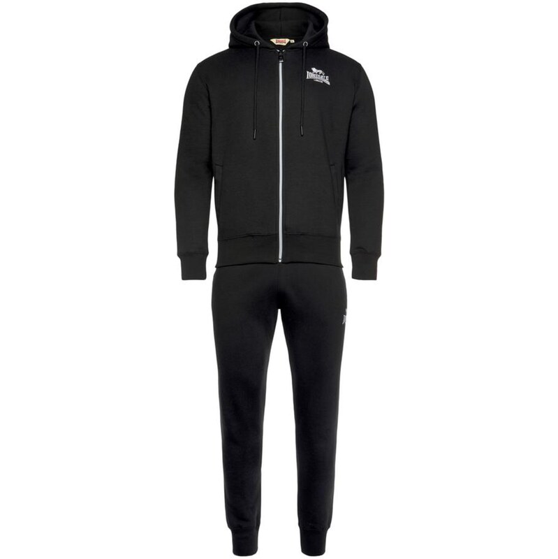 LONSDALE Tréningový komplet ROTTINGDEAN čierna / biela 64426736