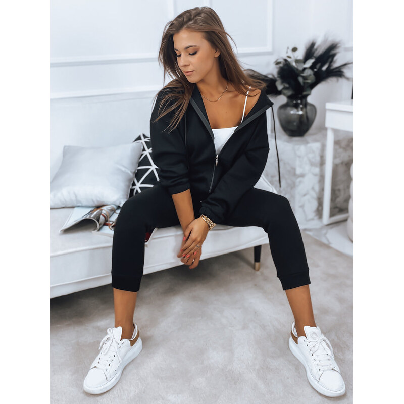 Dámsky teplákový súprav AMILIA PREMIUM čierny Dstreet 50649763