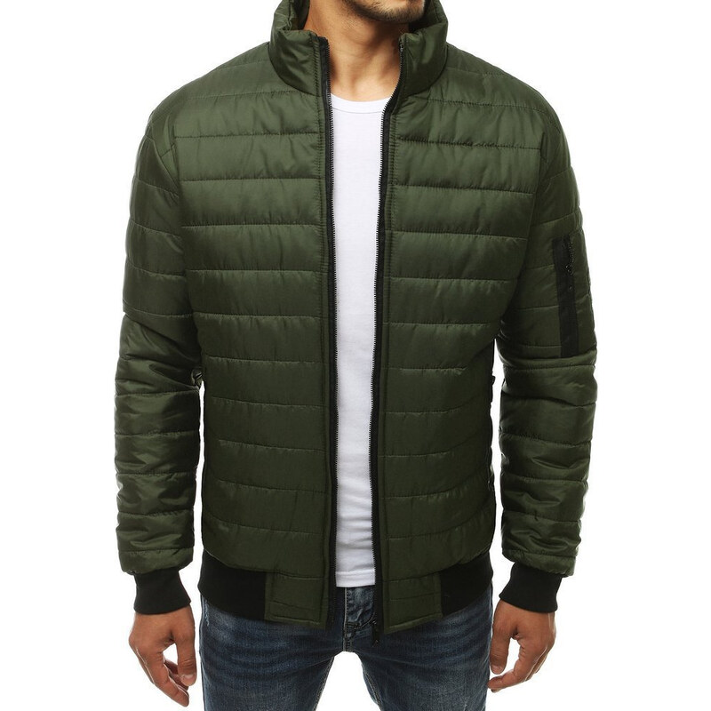 Pánska bunda prechodná prešívaná tmavomodrá Dstreet TX2822 65502754