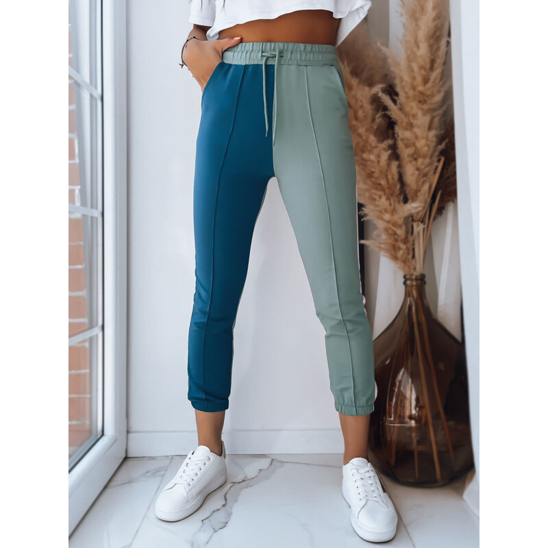 Dámske tepláky PASTELS zelené Dstreet 64651391