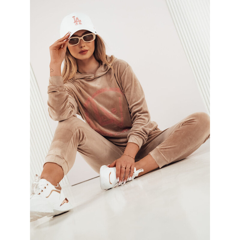 Dámsky velúrový set VIP PRIVATE Farba tmavo modrá DSTREET AY0867 66210398