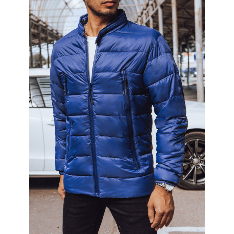 Pánska prešívaná bunda Farba bordová DSTREET TX4443 65953068