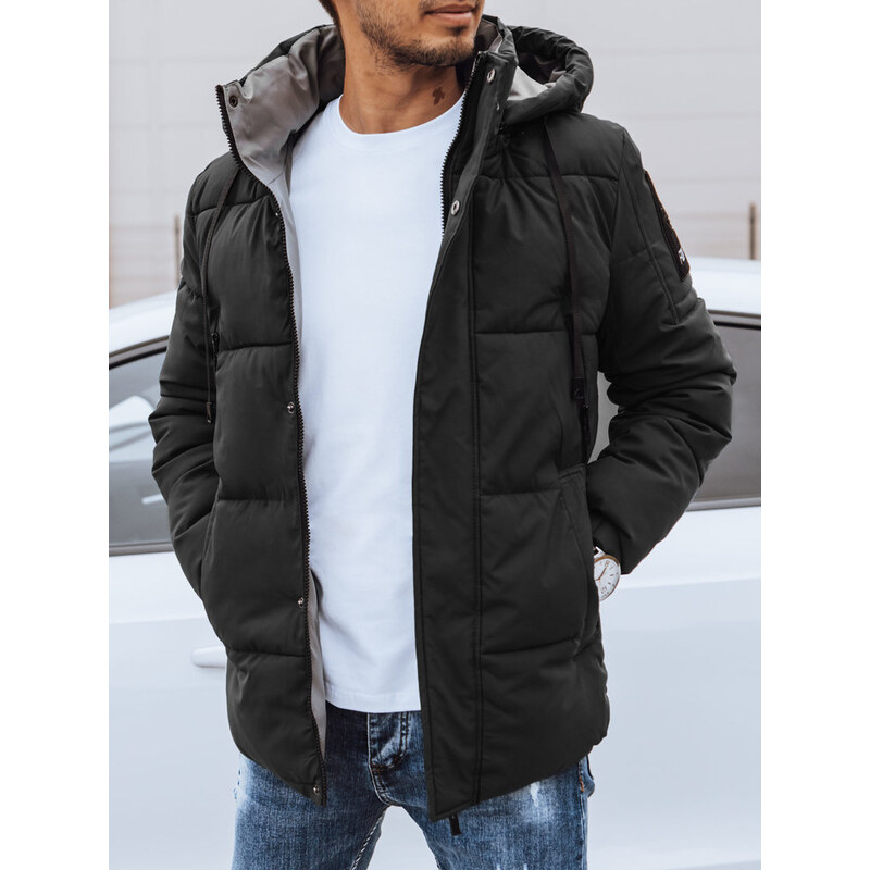 Pánska zimná bunda Farba čierna DSTREET 64667023