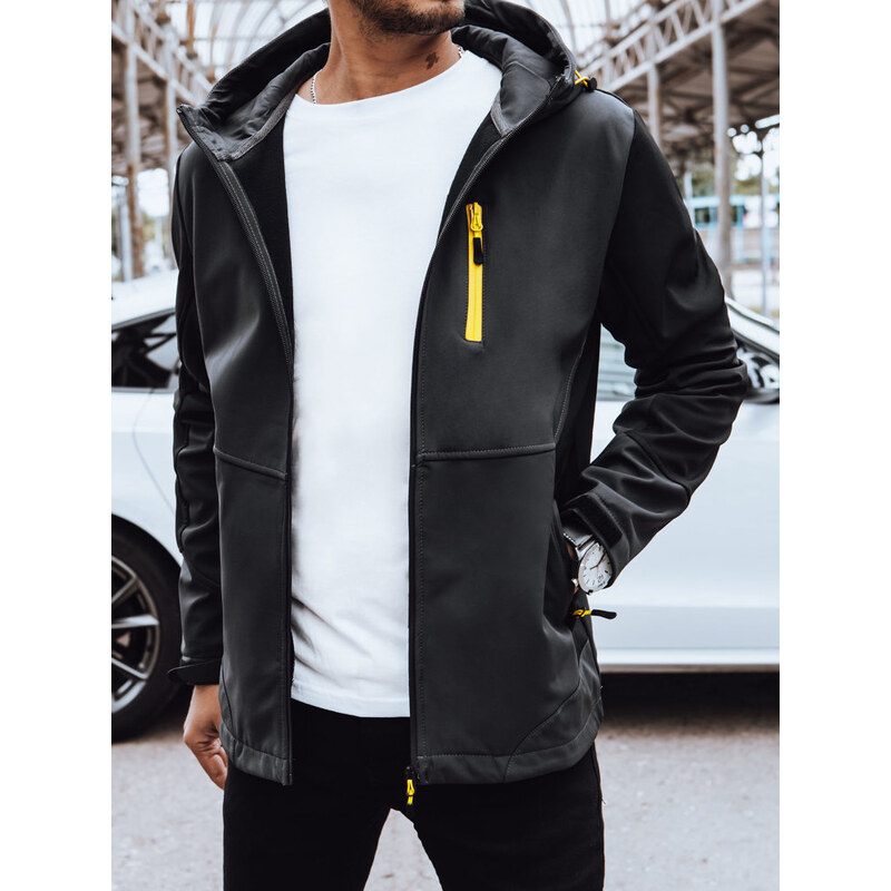 Pánska bunda softshell Farba čierna DSTREET TX4464 67074553