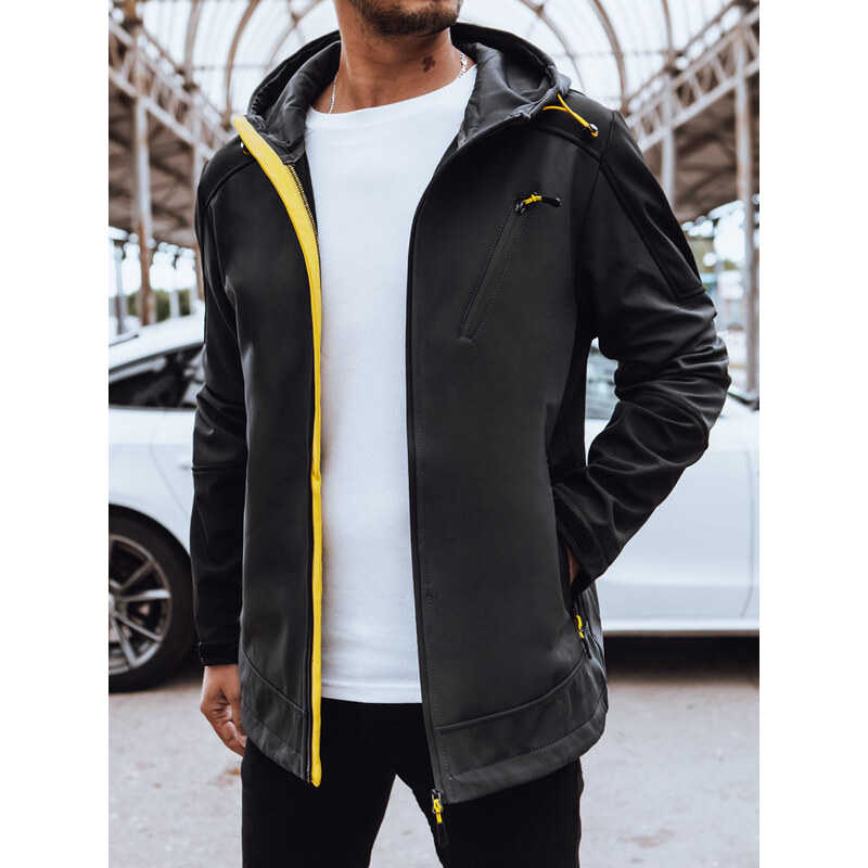 Pánska bunda softshell Farba tmavo šedá DSTREET TX4468 65597475