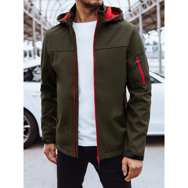 Pánska bunda softshell Farba zelená DSTREET TX4471 65597478