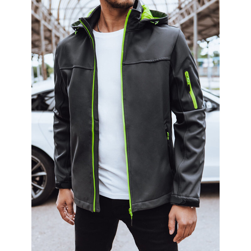 Pánska bunda softshell Farba zelená DSTREET TX4471 67074554