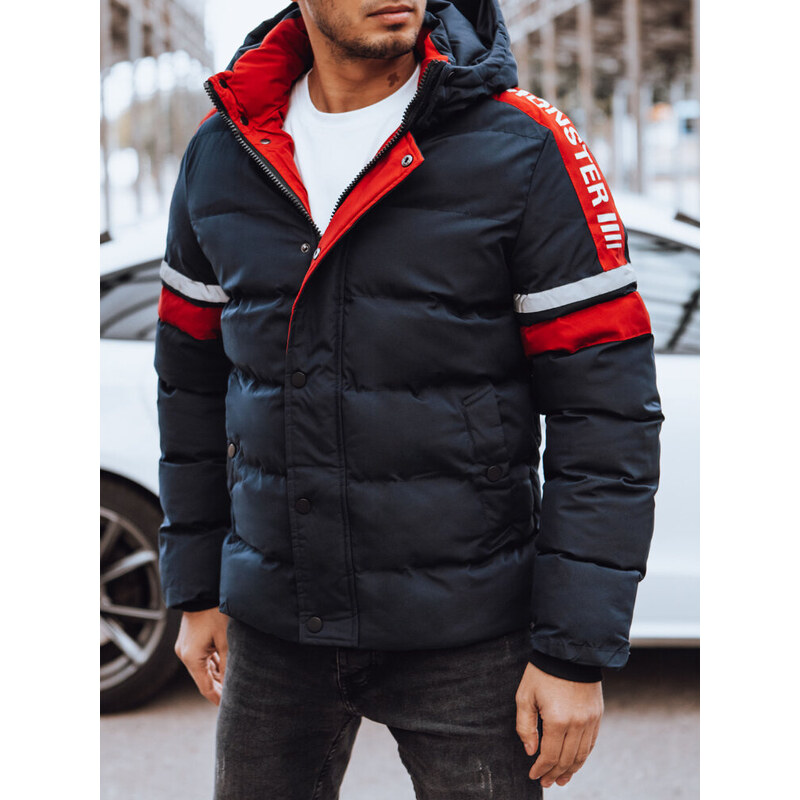 Pánska zimná bunda Farba tmavomodrá DSTREET TX4566 65597552