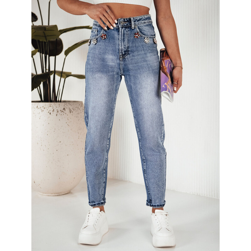 Dámske džínsy mom fit MOM Farba modrá DSTREET UY1882 65597639