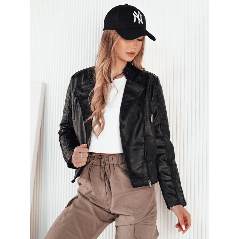 Dámska koženková bunda BAILO Farba čierna DSTREET 50577061