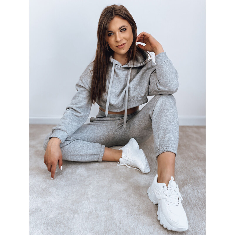 Dámska tepláková súprava SERINE svetlo sivá Dstreet AY0642 65502938
