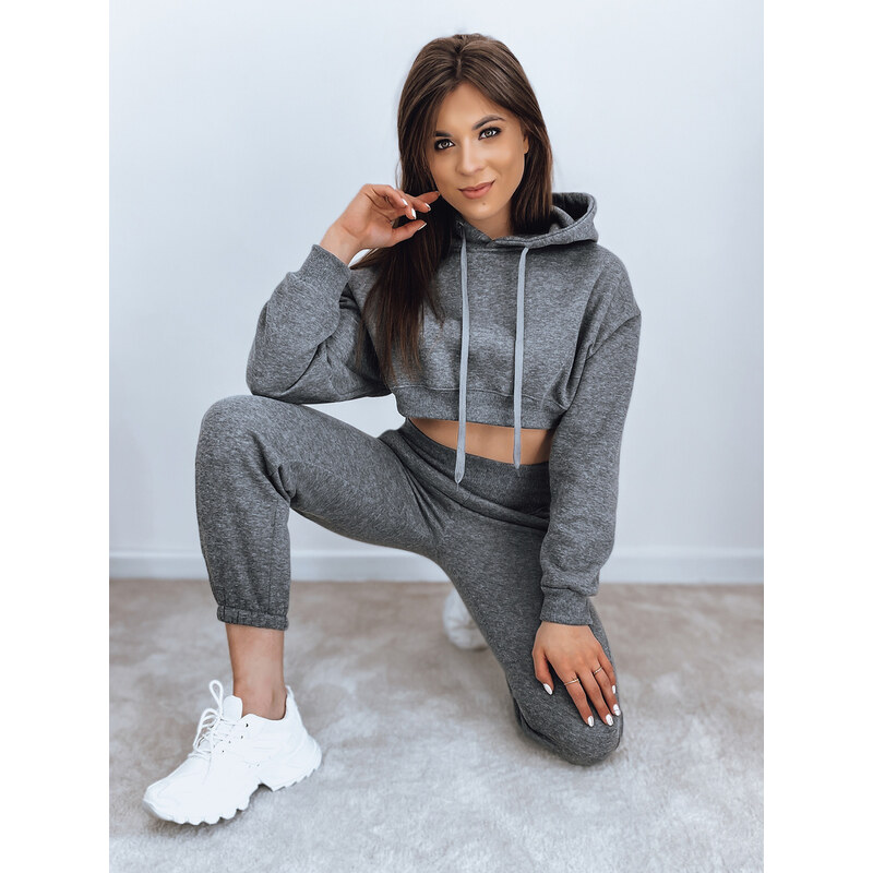 Dámsky teplákový súprav SERINE tmavosivý Dstreet 50681129