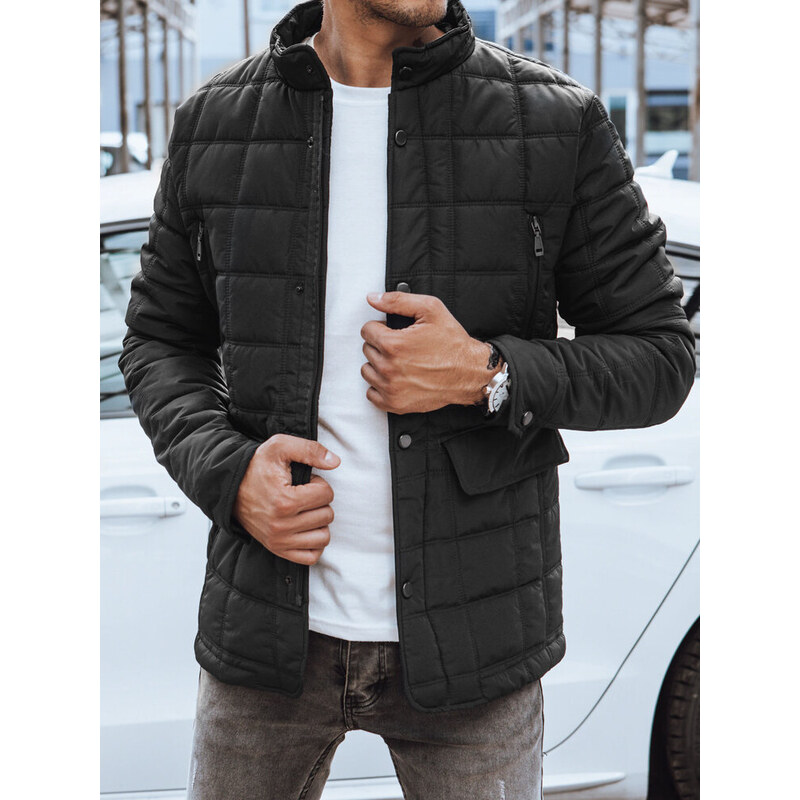 Pánska prechodná čierna bunda Dstreet 64666075