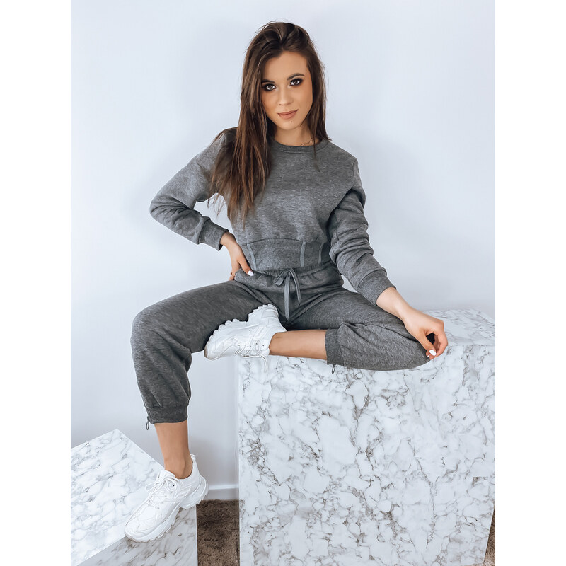 Dámská tepláková súprava KEILI tmavě šedá Dstreet 50662652