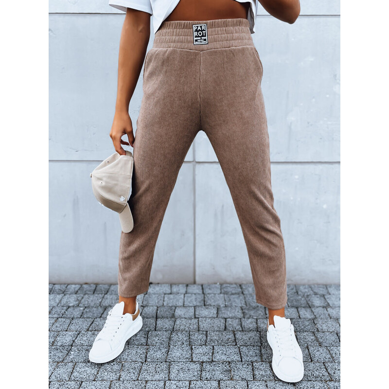 Dámske teplákové nohavice PARROT Farba Khaki DSTREET UY1764 65597926
