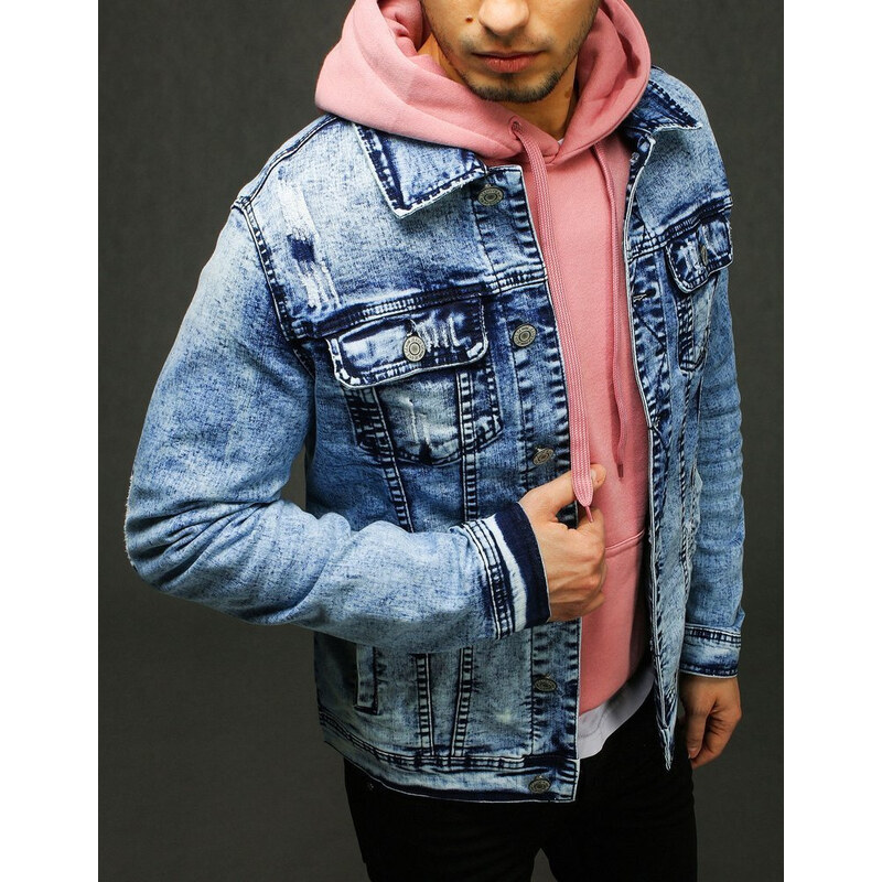 Pánska bunda džínsová modrá Dstreet TX3224 65502764