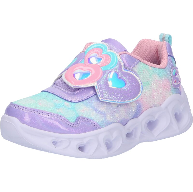 SKECHERS Tenisky HEART LIGHTS - LOVIN REFLECTION svetlomodrá / 59702492