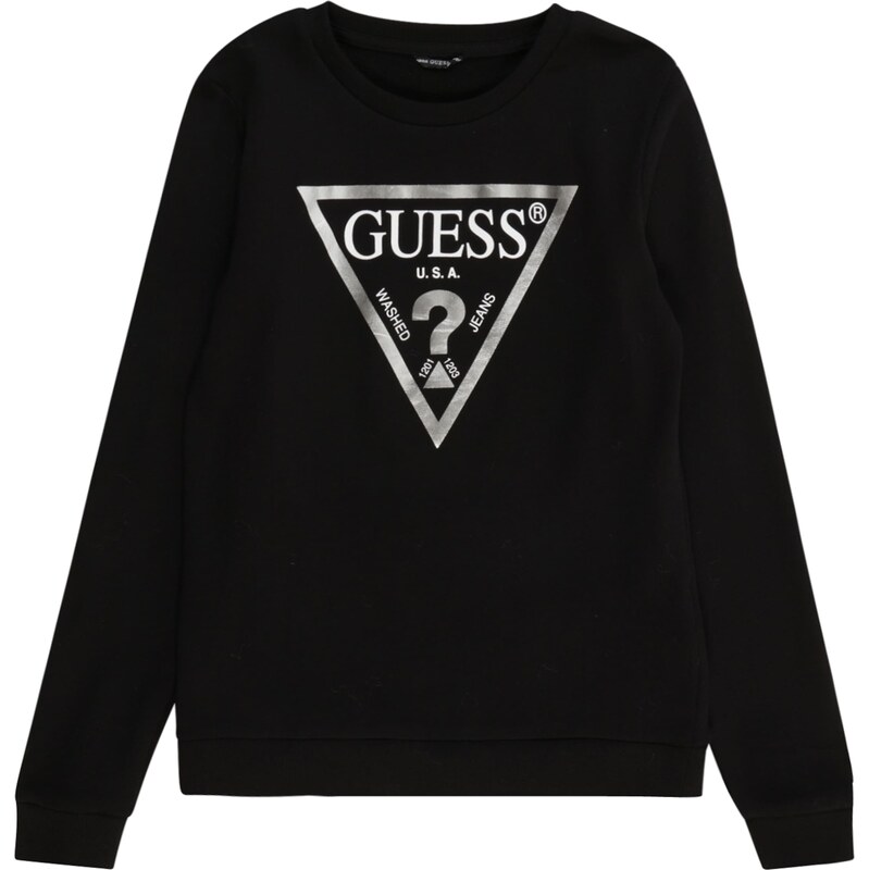 GUESS Mikina čierna / strieborná 60356973