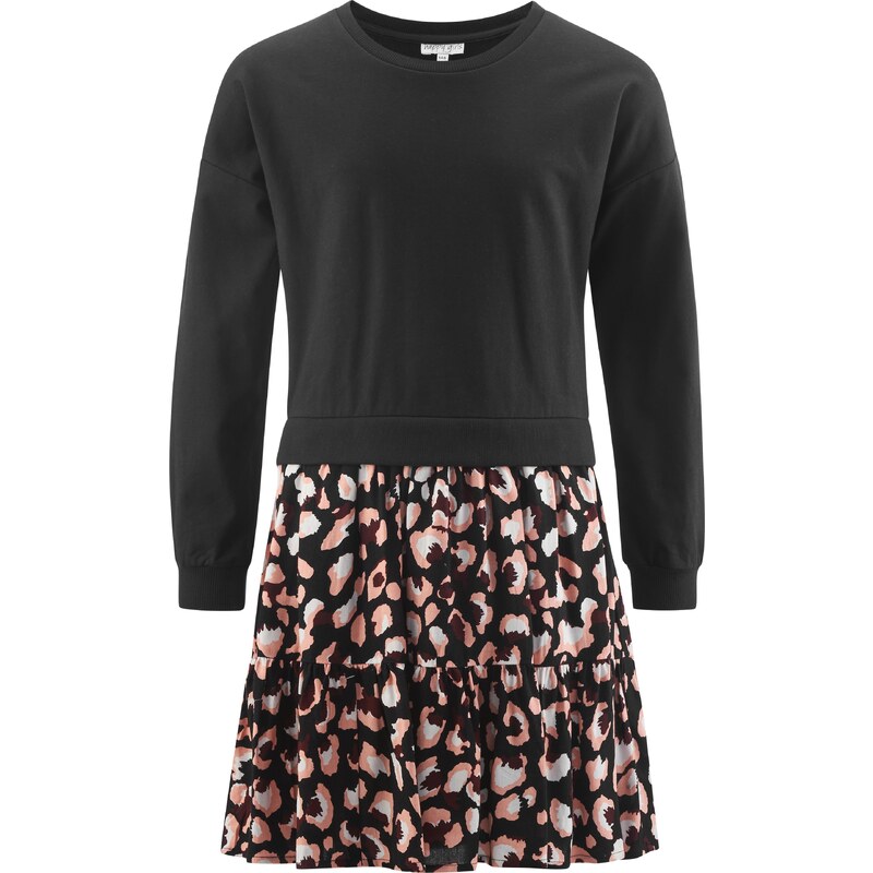happy girls Šaty cyklaménová / rosé / čierna / biela 60868293