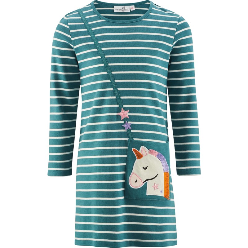 happy girls Šaty smaragdová / tmavooranžová / ružová / biela 60868312