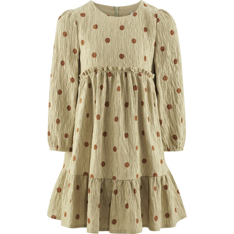 happy girls Šaty hnedá / pastelovo zelená 60868323