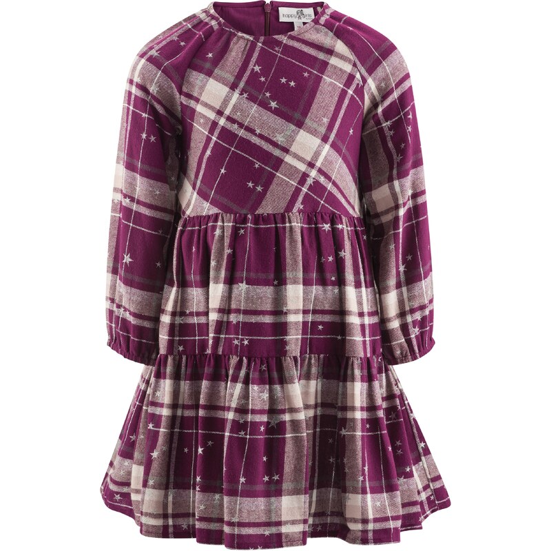 happy girls Šaty svetlosivá / farba lesného ovocia 60868325