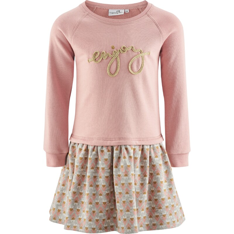 happy girls Šaty karamelová / zlatá / svetlosivá / ružová 60868345