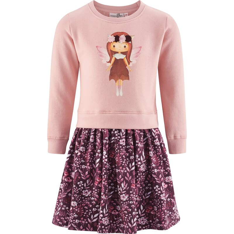happy girls Šaty hnedá / farba lesného ovocia / ružová / biela 60868331