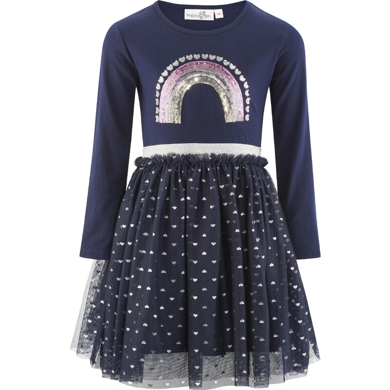 happy girls Šaty námornícka modrá / eozín / strieborná 60868347